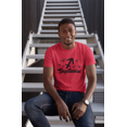 thumbnail image 1 of Respect My Tshirt - Sagittarius Zodiac Sign Graphic T-Shirt, Astrology Symbol Design, Crew Neck, Red, Small, 1 of 3