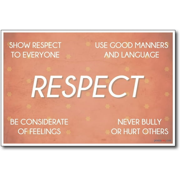 Respect - NEW Classroom Motivational Poster