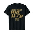 thumbnail image 1 of Respect Real Hip Hop Record Crate DJ MC Rap Elements T-Shirt, 1 of 5