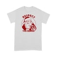 thumbnail image 1 of Respect The Beard Santa Claus Funny Christmas T-Shirt, 1 of 4
