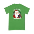 thumbnail image 1 of Respect The Beard Santa Claus Funny Christmas T-Shirt, 1 of 4