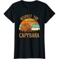 thumbnail image 1 of Respect The Capybara Animal Funny Capybara Lover T-Shirt Gift, 1 of 3