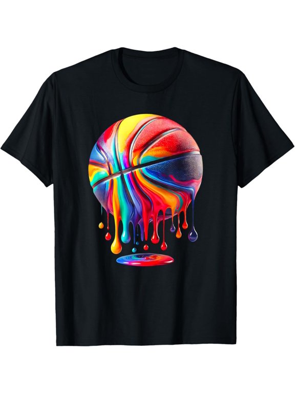 Respect The Drip Basketball Ball Hoop Slam Dunk T-Shirt