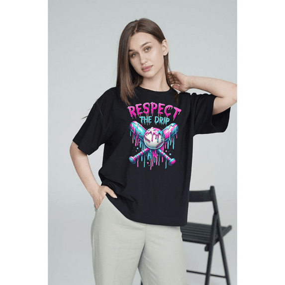 Respect The Drip Streetwear Fashion Graphic Unisex T-Shirt up to size 5XL