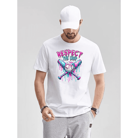 Respect The Drip Streetwear Fashion Graphic Unisex T-Shirt up to size 5XL