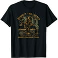 thumbnail image 1 of Respect The Locals Bigfoot America's National Parks T-Shirt men and women can wear, black, white, gifts, 1 of 7