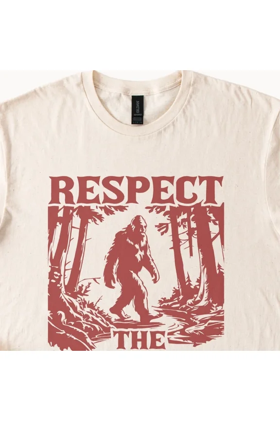 Respect The Locals Graphic Tee Est Creature Woodcut Style Size S-5Xl Heygategoo Tee