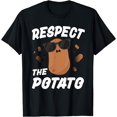thumbnail image 1 of Respect The Potato Shirt For Kids Boys Men Funny Vegetable T-Shirt, 1 of 3