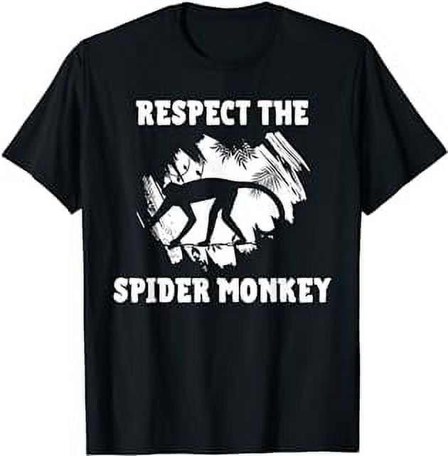 Respect The Spider Monkey Endangered Monkey T-Shirt - Walmart.com