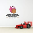 thumbnail image 1 of Respect Treasure Planet Morph Quote Cartoon Quotes Decors Wall Sticker Art Design Decal for Girls Boys Kids Room Bedroom Nursery Kindergarten Home Decor Stickers Wall Art Vinyl Decoration (30x30 inch), 1 of 2