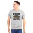 thumbnail image 1 of Respect Your Elders Dungeons Gamer Plus Size Crewneck Graphic Tee Shirt Brisco Brands 2X, 1 of 5