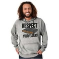 thumbnail image 1 of Respect Your Elders Dungeons Gamer Unisex Plus Fleece Graphic Hoodie Brisco Brands 2X, 1 of 5