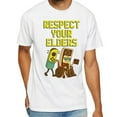 thumbnail image 1 of Respect Your Elders Retro Gaming Funny Gamer Controller T-Shirt, 1 of 5