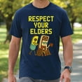 thumbnail image 1 of Respect Your Elders T-Shirt – Funny Retro Gaming Controller Tee, 1 of 5