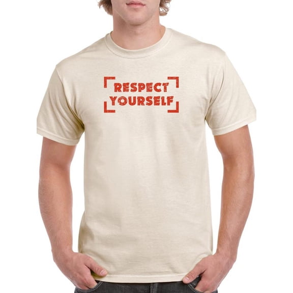 Respect Yourself Rubber Seal T-Shirt Men -Image by Shutterstock, Male Small