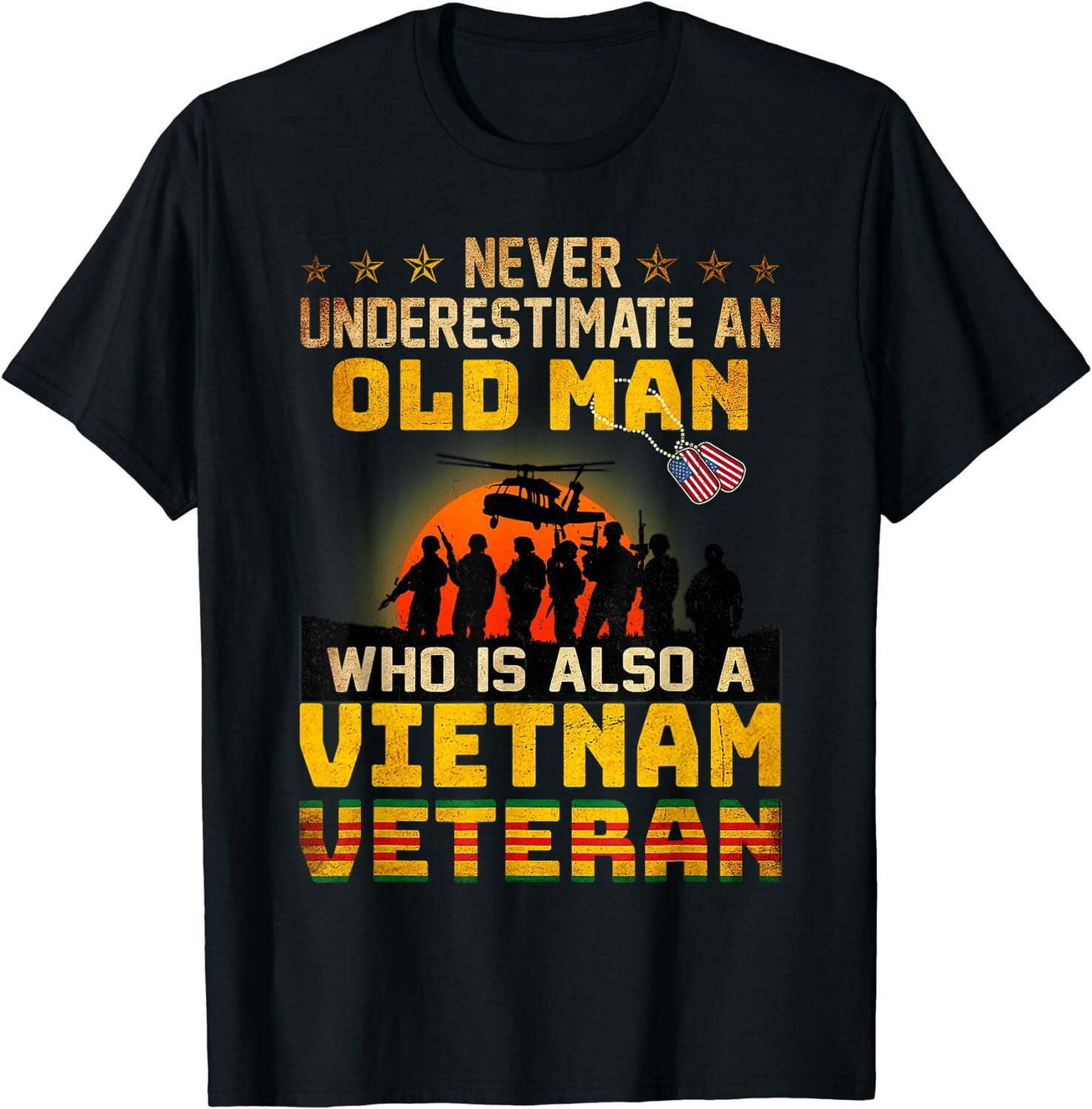 Respect the Legacy: Vietnam Veteran Old Man T-Shirt - A Tribute to