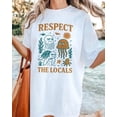 thumbnail image 1 of Respect the Locals Shirt – Coastal Creature Tee – For Beach Days, 1 of 4