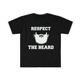 thumbnail image 1 of Respect the beard  Unisex T-shirt S-3XL bearded men beards, 1 of 2