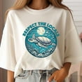 thumbnail image 1 of Respect the locals Shirt, Summer shirt, Beach shirt, Sea turtle Shirt, Beach shirt, Beach quote Shirt, Ocean Life T Shirt, Ocean Animal Lover Tee, 1 of 3
