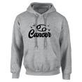 thumbnail image 1 of Respect My Tshirt Cancer - Nurturing and Protective Zodiac Sign Unisex Hooded Sweatshirt, Large, Gray, 1 of 4
