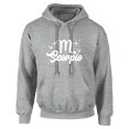 thumbnail image 1 of Respect My Tshirt Scorpio - Intense and Mysterious Zodiac Sign Men's Hooded Sweatshirt, 2X, Gray, 1 of 4