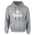 thumbnail image 1 of Respect My Tshirt Scorpio - Intense and Mysterious Zodiac Sign Men's Hooded Sweatshirt, Large, Gray, 1 of 4