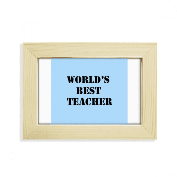 Respectable Best Teacher Master Desktop Decorate Photo Frame Picture Art Painting 5x7 inch