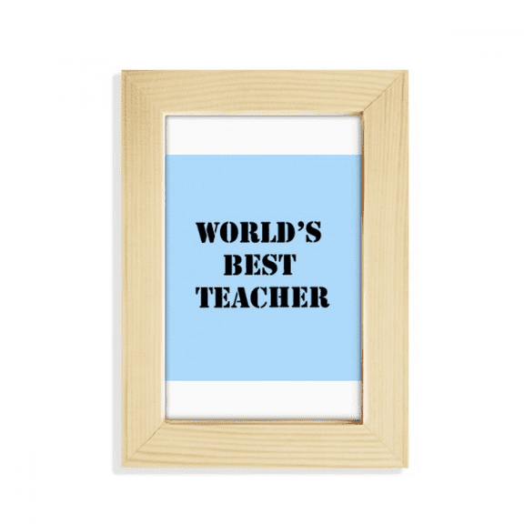 Respectable Best Teacher Master Desktop Display Photo Frame Picture Art Painting 5x7 inch