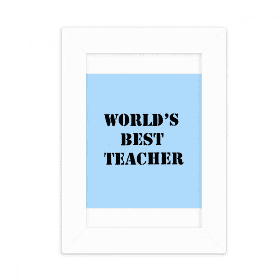 Respectable Best Teacher Master Desktop Photo Frame Picture Display Decoration Art Painting