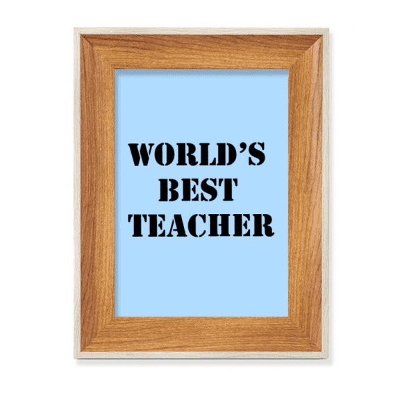 Respectable Best Teacher Master Desktop Wooden Photo Frame Display Picture Art Painting Multiple Sets
