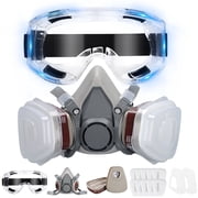 Pomerol Half Face Respirator with Activated Carbon Filter for Painting & Dust Protection, 1-Pack