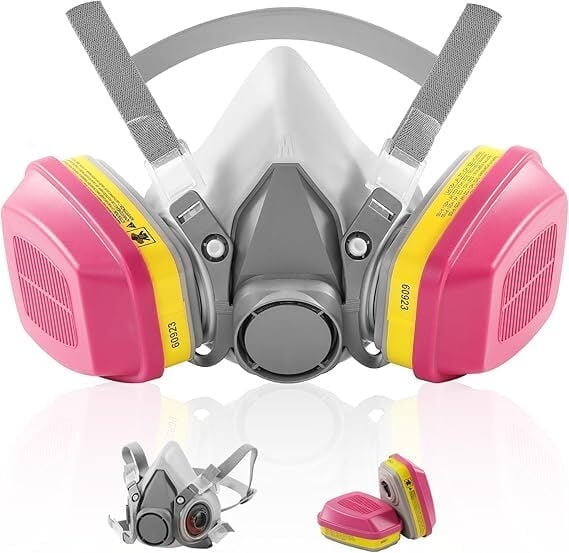 Respirator Mask With 6001 Filters60923 Gas Masks  for Painting, Dust, Organic Vapors