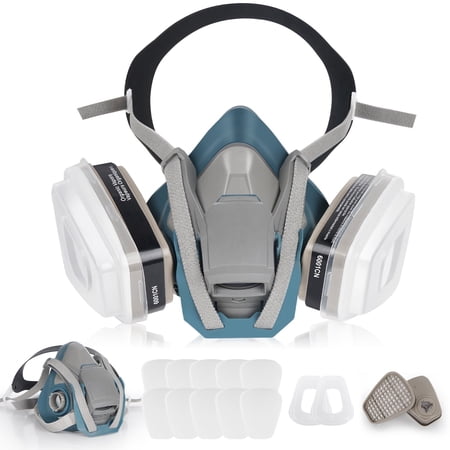 Respirator Mask,YYKUXI Paint Respirator with 6001 Filters for Chemical