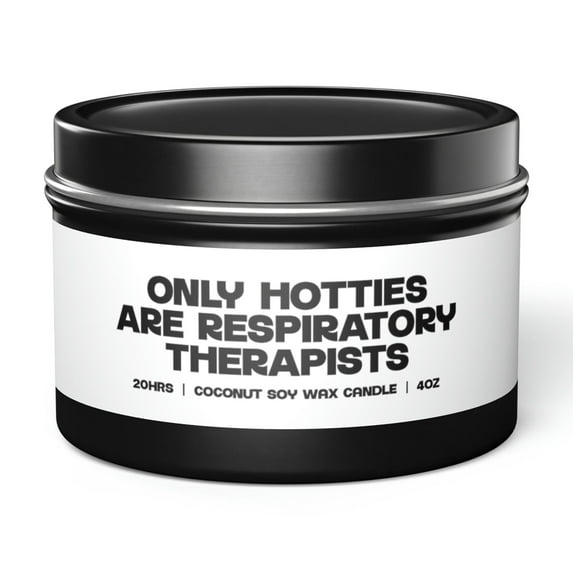 Respiratory Therapist Graduation Tin Candle Gift Decor Vanilla Coffee