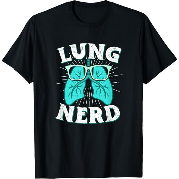 Respiratory Therapist Lung Nerd RRT CRT RT Pulmonologist T-Shirt