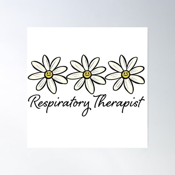 Respiratory Therapist Poster Wall Art, Modern Wall Decor, 24x24 UNFRAMED