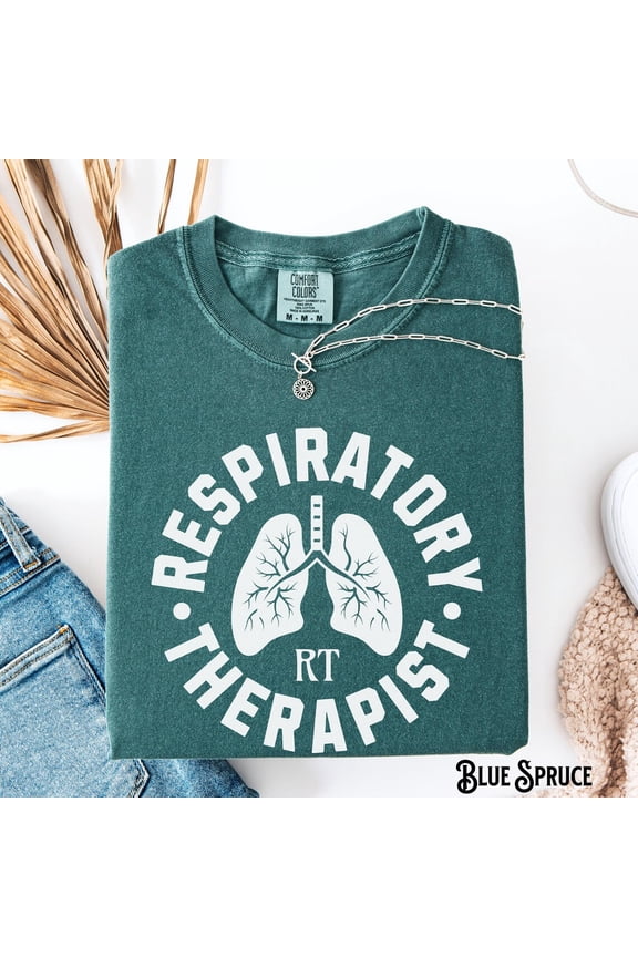 Respiratory Therapist Respiratory Therapy Rrt Rt Pulmonology Lungs T-Shirt All Size S-3XL