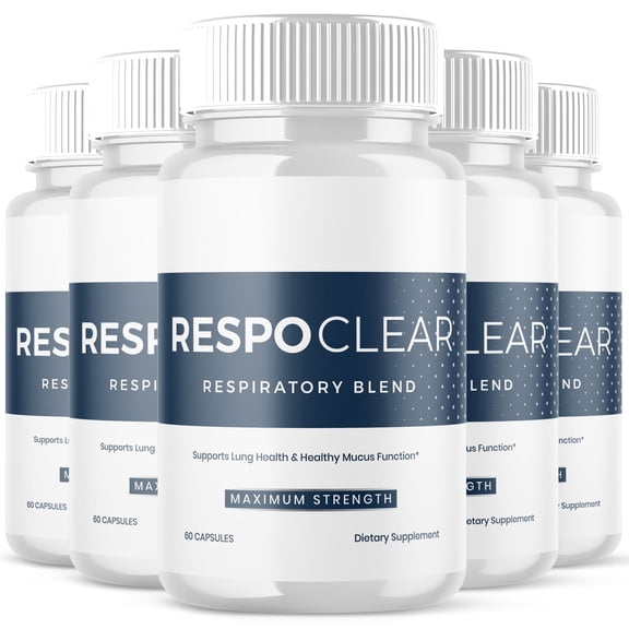 RespoClear Advanced Formula Pills Supporting Lung Health and Respiration Respo Clear 300 Capsules