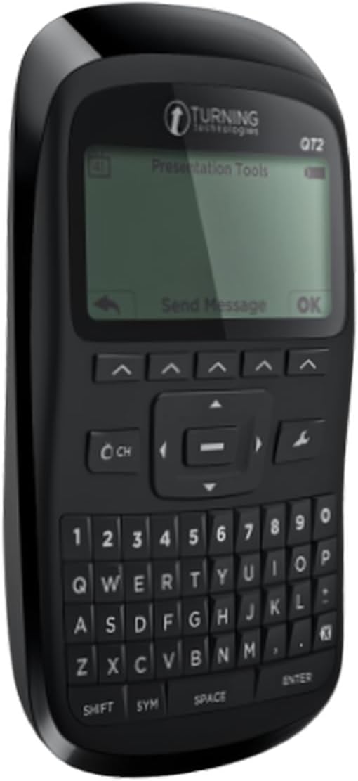 Response Card Clicker RCQR02 Turning Technologies w/ 1 Year