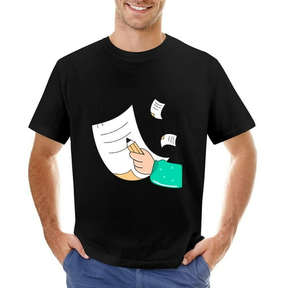 Response Men’s T-Shirt 100% Cotton Casual Short Sleeve Tops Gift Tee Black 2XL