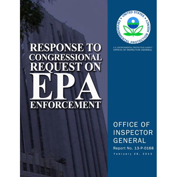Response to Congressional Request on EPA Enforcement