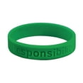 thumbnail image 1 of Responsibility Silicone Bracelet (Pack of 24), 1 of 4