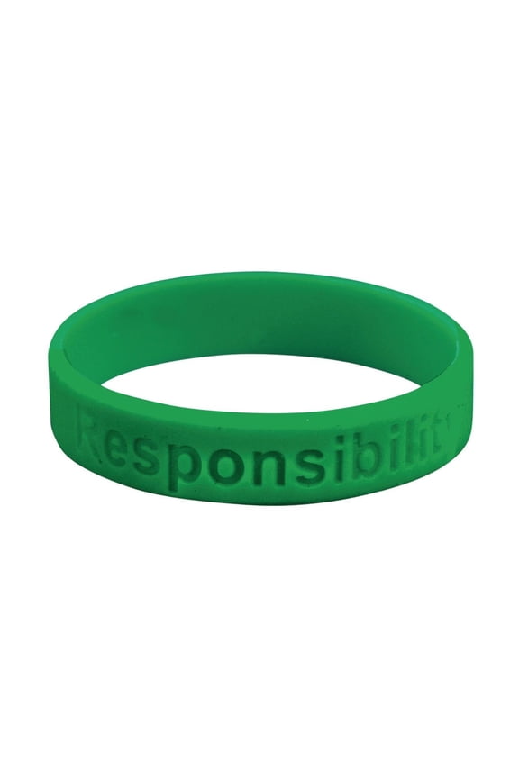 Responsibility Silicone Bracelet (Pack of 24)