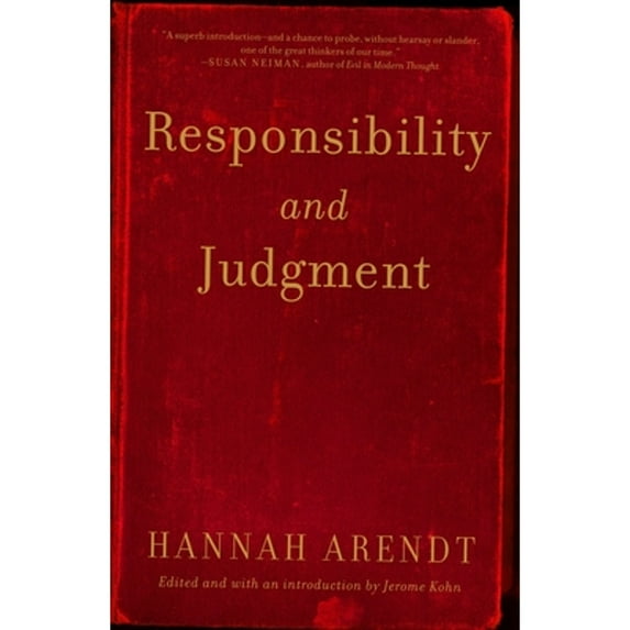 Pre-Owned Responsibility and Judgment (Paperback) 0805211624 9780805211627