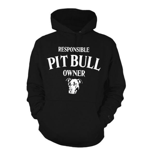 Responsible Pit Bull Owner Adult Hoodie, Pit Bull Mom, Pit Bull Dad