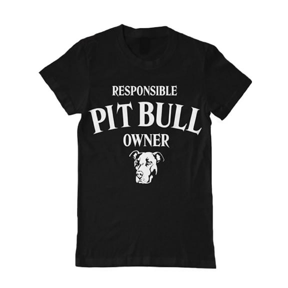 Responsible Pit Bull Owner Men's T-Shirt, Pit Bull Dad, Pit Bull Mom