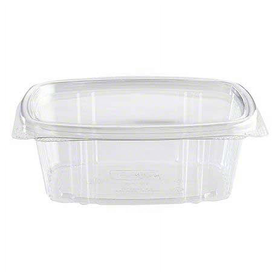 Responsible Products 16 oz Clear Rectangle Hinged Deli Container ...