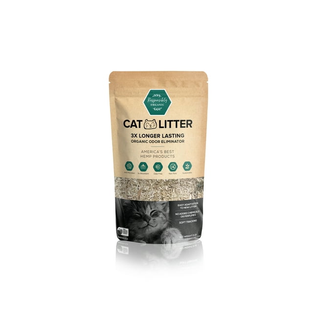 Responsibly Organic 30 Days Sustainable BioDegradeable Cat Litter