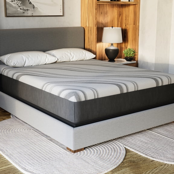 Responsive Memory Foam / Bedroom Rest / Gray Fabric Mattress