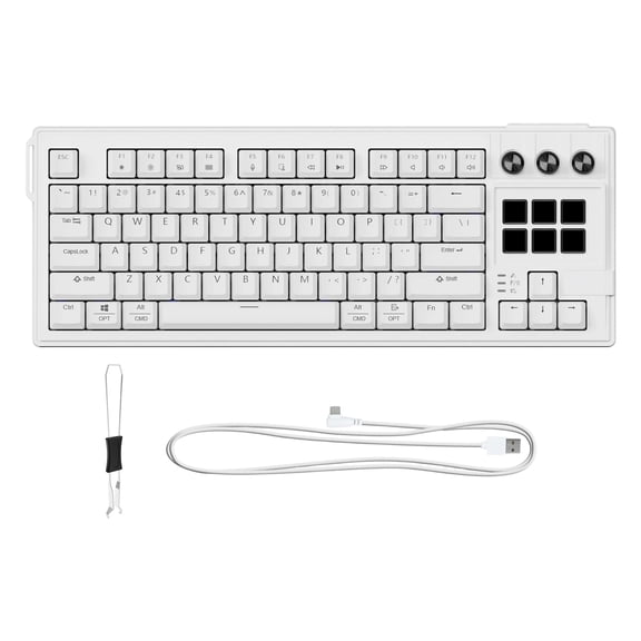 Responsive USB C Gaming Keyboards With 1680 Million Color Lighting And NumpadFree Layout